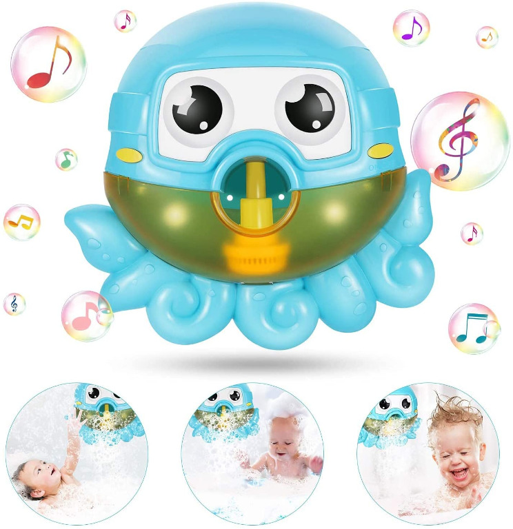 joylink Bubble Bath Toys, Automatic Octopus Music Bubble Machine with