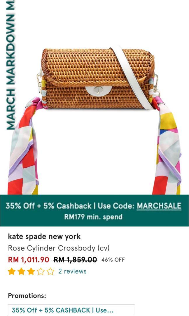 Kate Spade Rose Cylinder Crossbody