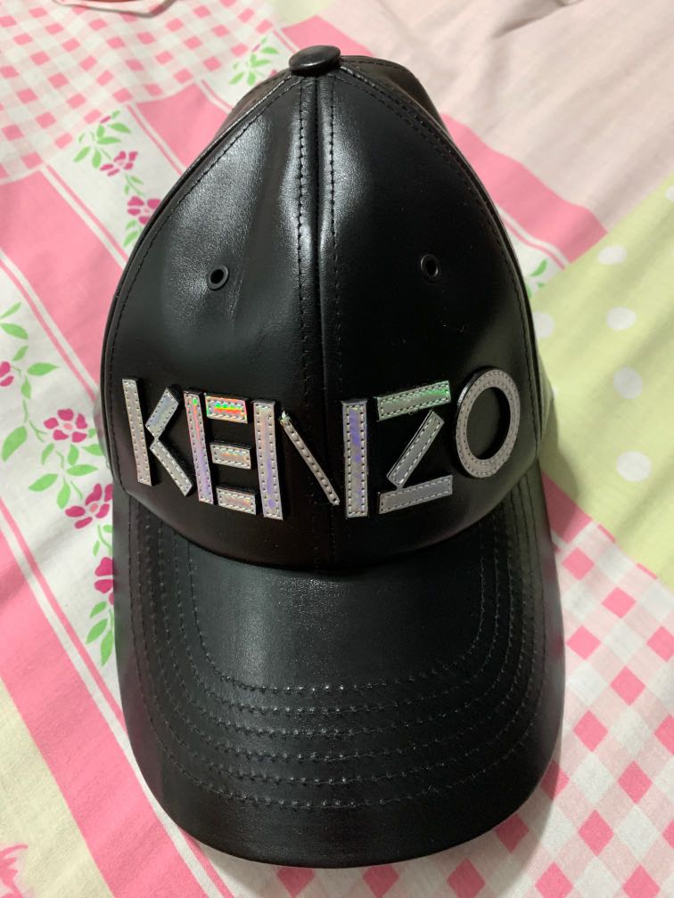 Kenzo leather 2025 hat