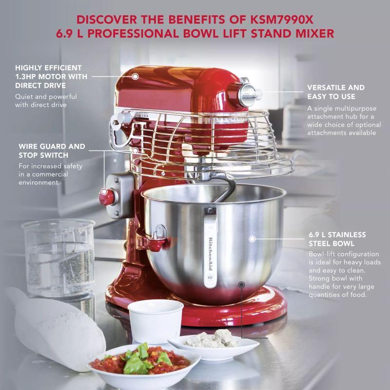 kitchenaid professional 6 qt mixer with flex edge