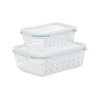 Kukeri 640ml +1500ml Set Premium Borosilicate Glass Food Container