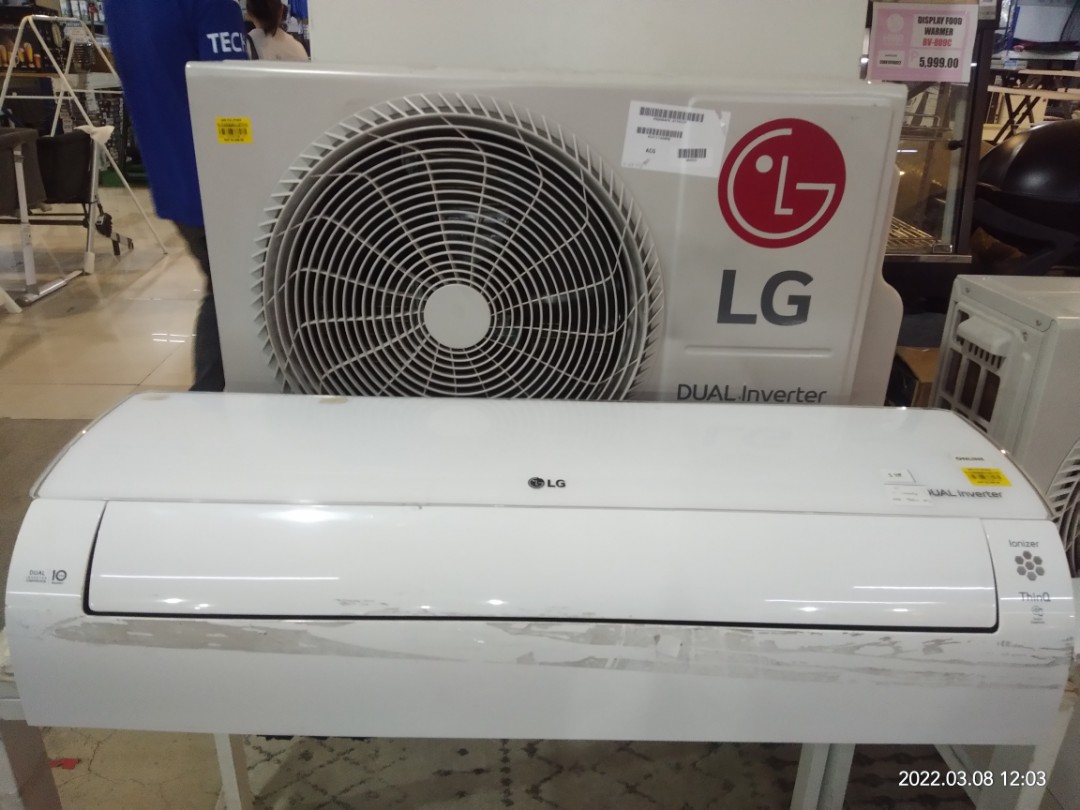 Lg aircon split type dual inverter w/remote Mode of payment Cash Gcash