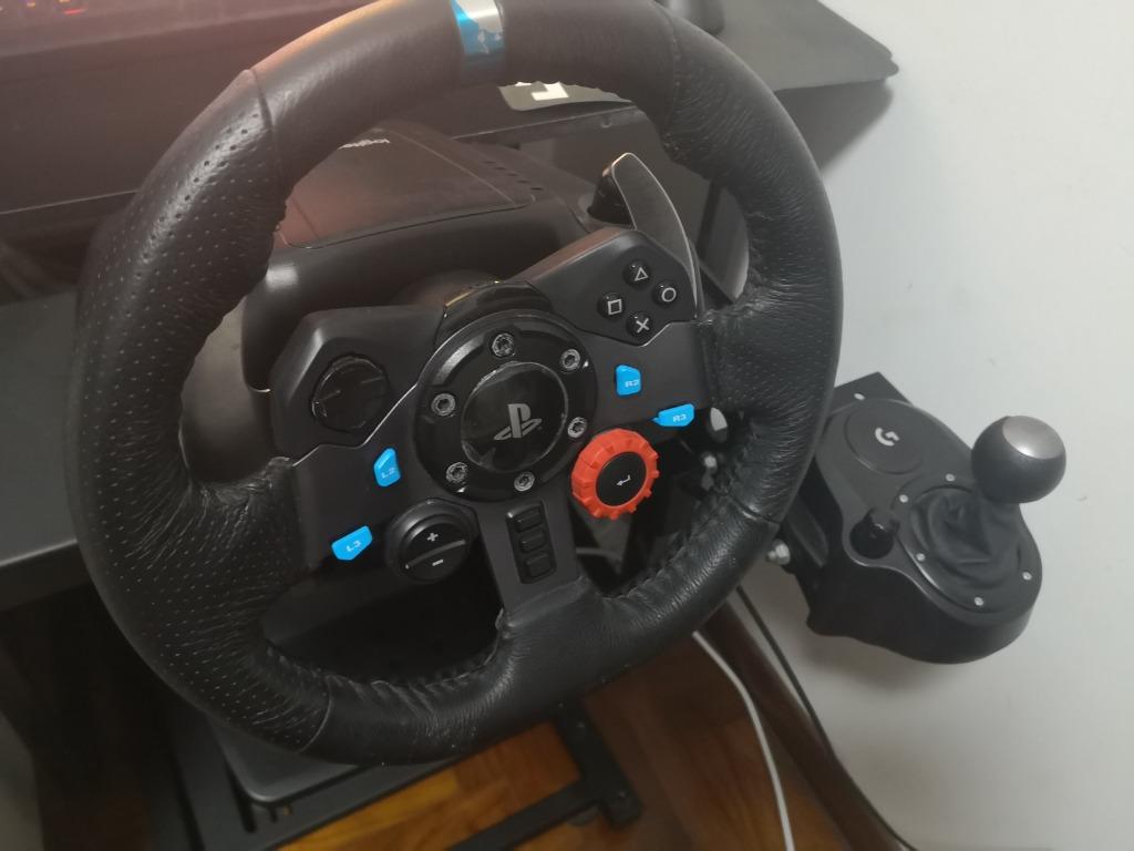 Logitec G29Wheel+Pedal+Gear Shifter (罗技G29 方向盘), Video Gaming