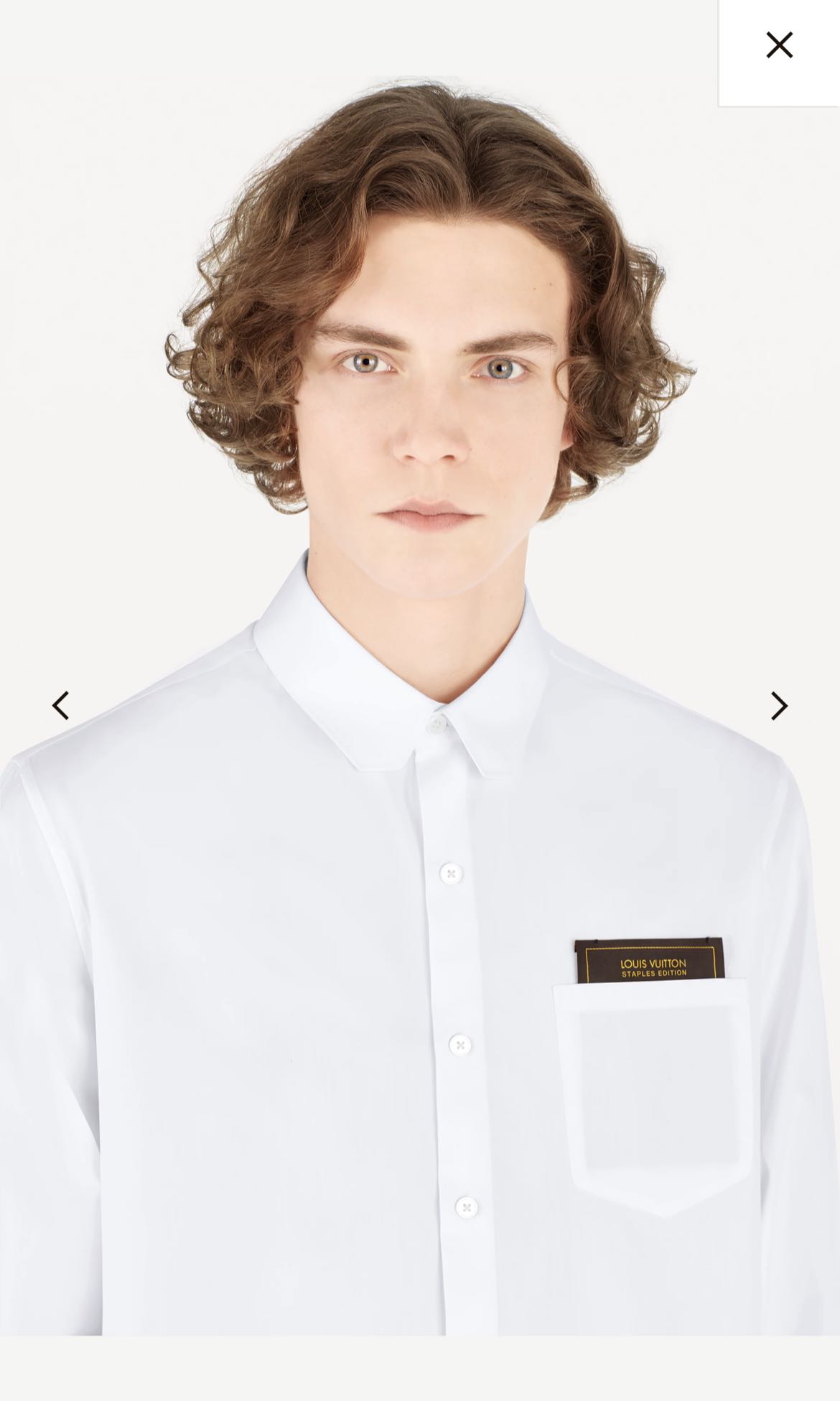 Louis Vuitton 2022 DNA Staples Edition Dress Shirt w/ Tags - White