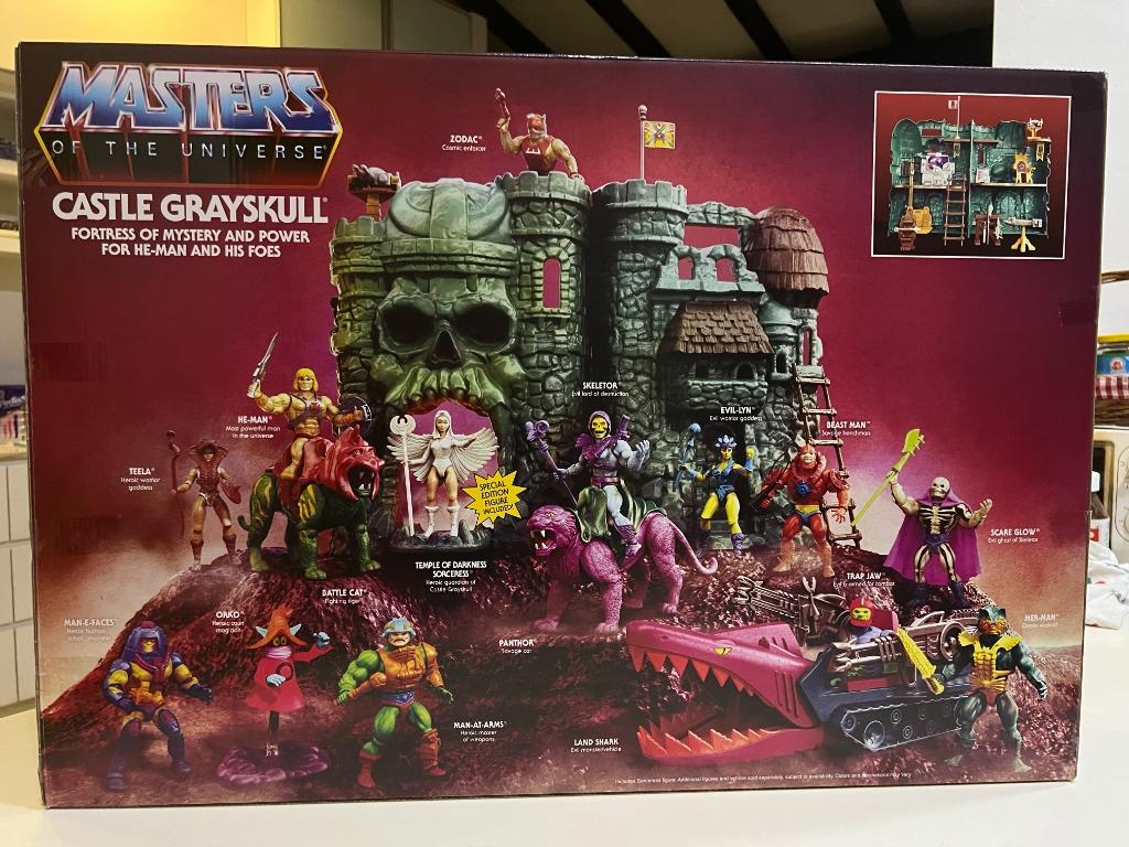 Mattel Masters Of The Universe Origins Castle Grayskull With Temple Of Darkness Sorceress 