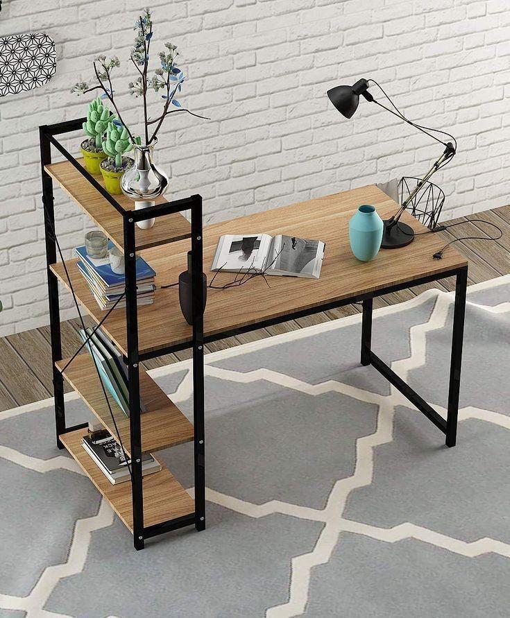 Meja Rak /table desk 120*60*70+40 Kayu Papan Multipleks Kombinasi Besi ...