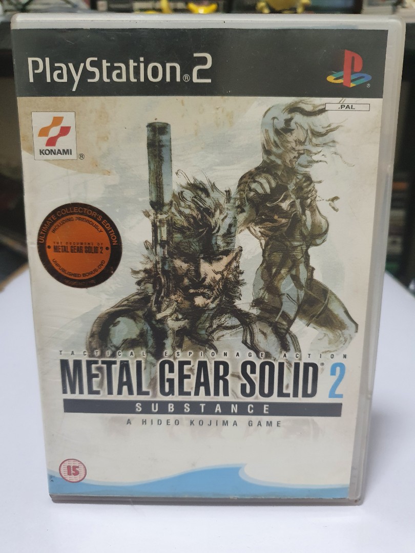 Metal gear solid 2025 2 substance ps2