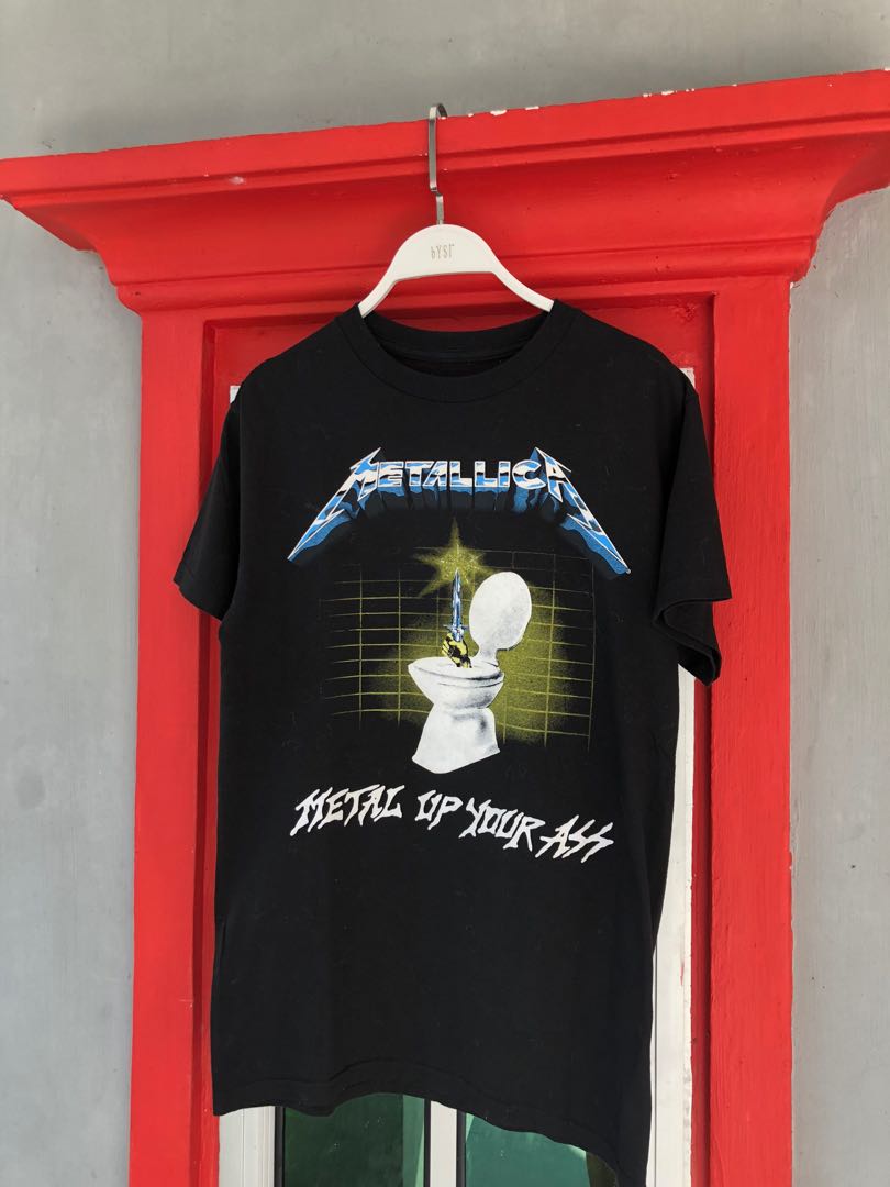 Metallica Metal Up Your Ass Band Tees Men s Fashion Tops Sets