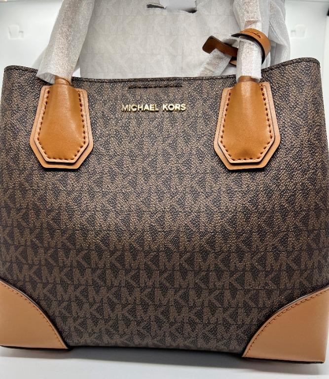 Michael michael kors mercer gallery small logo satchel deals