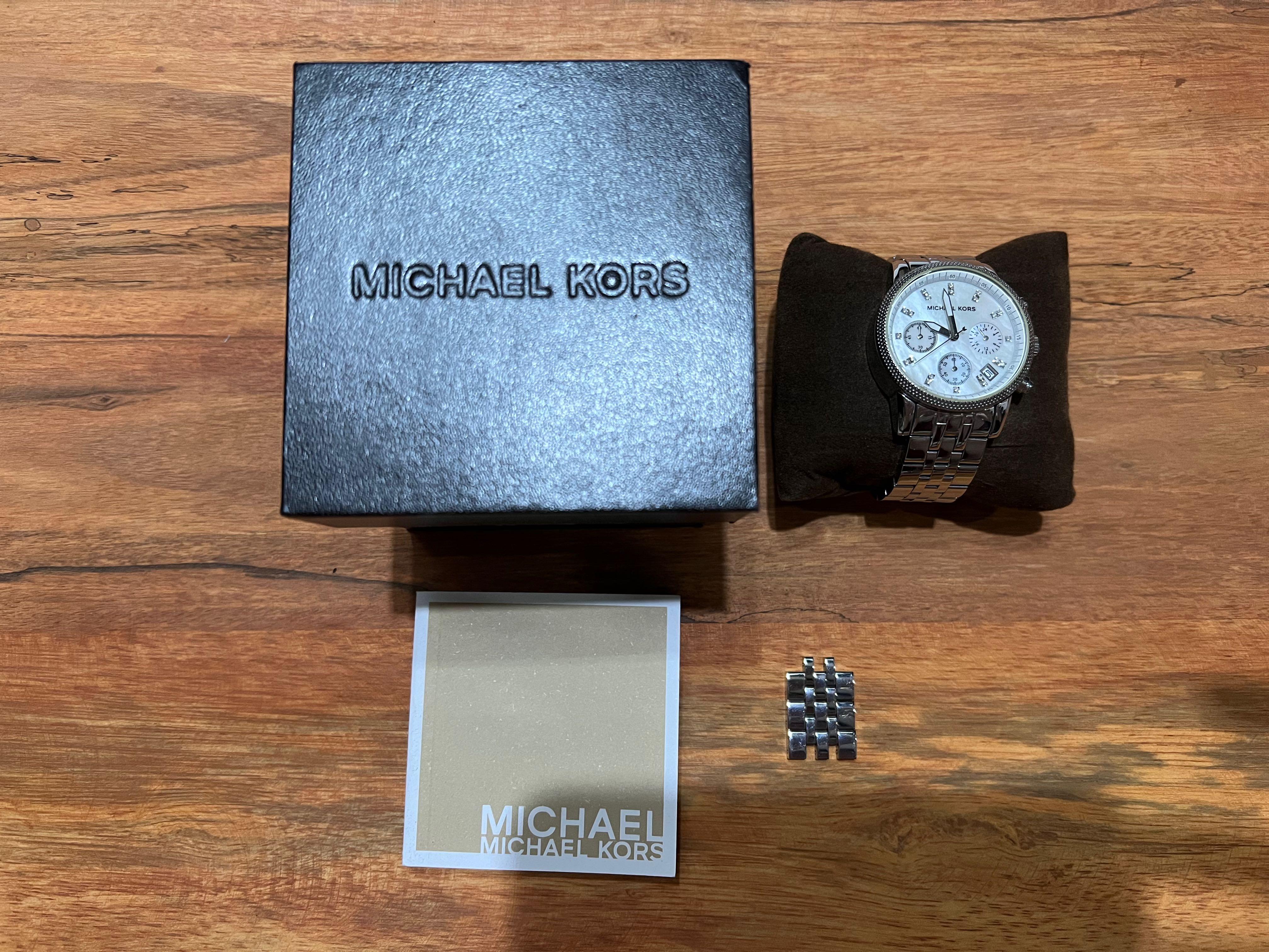 Michael Kors Mother of Pearl Watch 