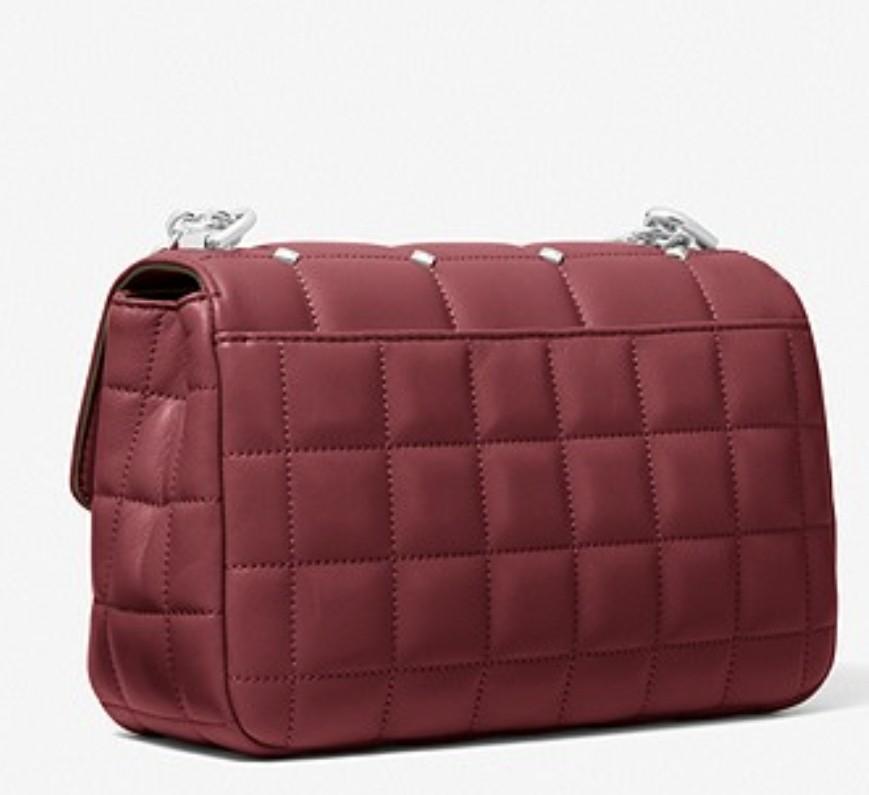 MICHAEL KORS SoHo Large Studded Quilted Leather, Women's Fashion