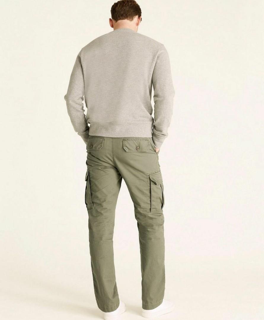 M\u0026S straight fit organic cotton cargo 