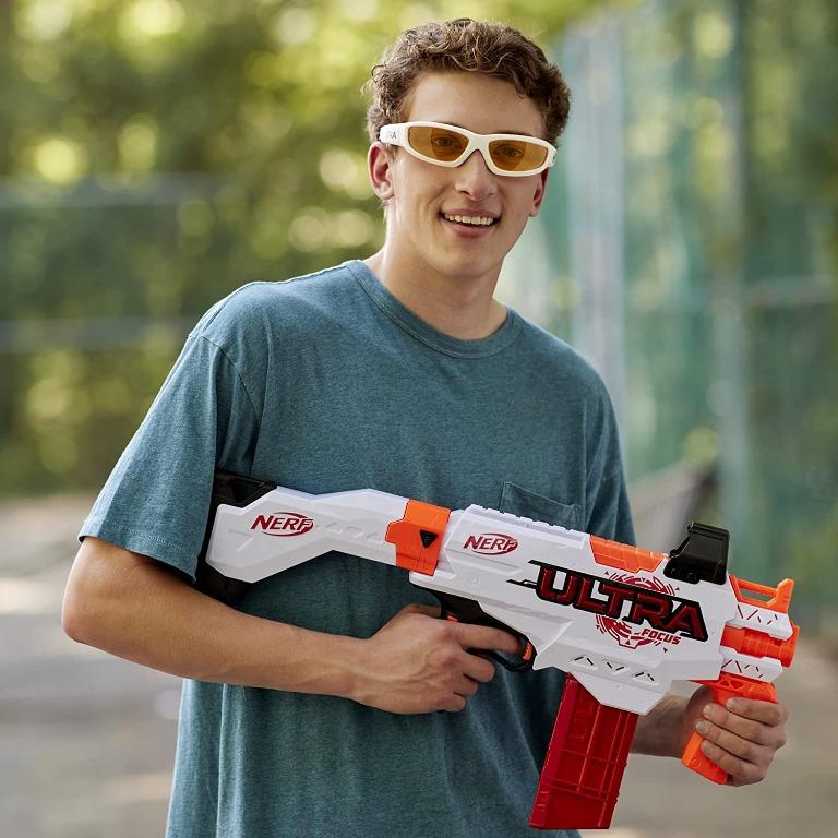 Nerf Ultra Pharaoh Blaster, 10-Dart Clip, Includes 10 Nerf Ultra