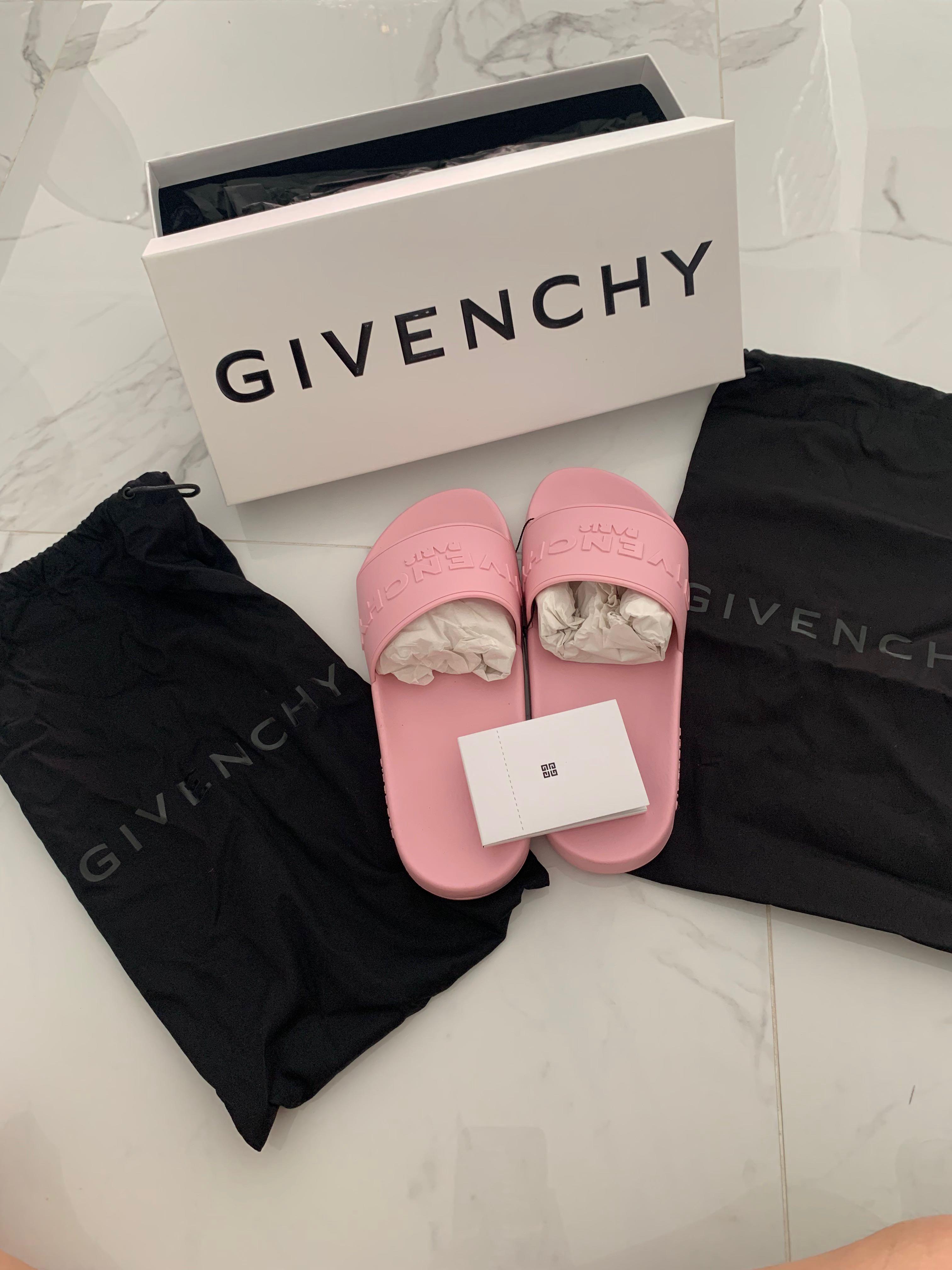 Givenchy slippers pink on sale
