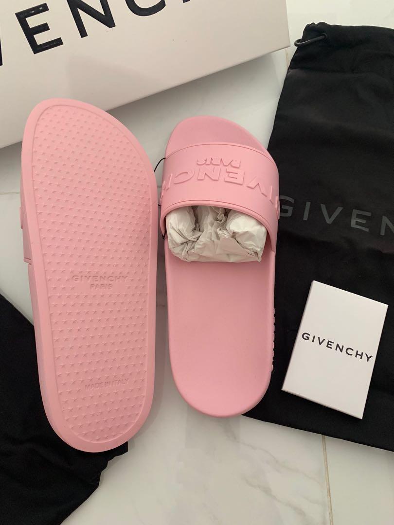 Givenchy slides store light pink