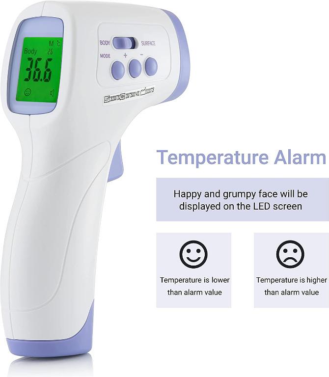 New stock! TPZ No Touch Infrared Forehead Thermometer | Non-Contact Digital  Thermometer Suitable for Baby and Adult | Instant Temperature Checker |  Room, Surface and Body Mode Thermometer | (1), Health &
