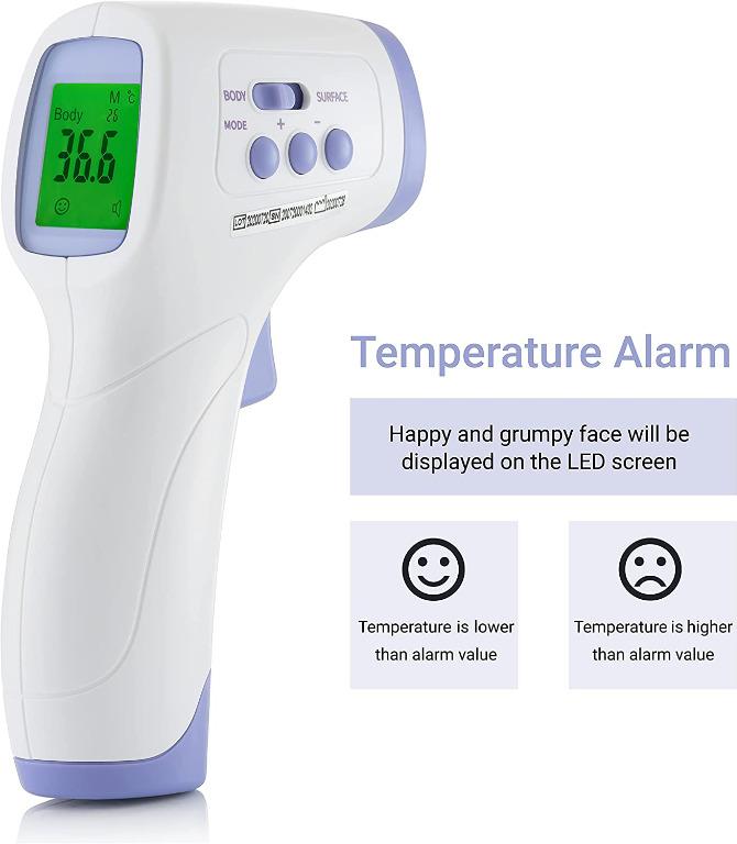 New stock! TPZ No Touch Infrared Forehead Thermometer | Non-Contact Digital Thermometer Suitable for Baby and Adult | Instant Temperature Checker | Room, Surface and Body Mode Thermometer | (1), Health & New stock! TPZ No Touch Infrared Forehead Thermometer | Non-Contact Digital Thermometer Suitable for Baby and Adult | Instant Temperature Checker | Room, Surface and Body Mode Thermometer | (1), Health &