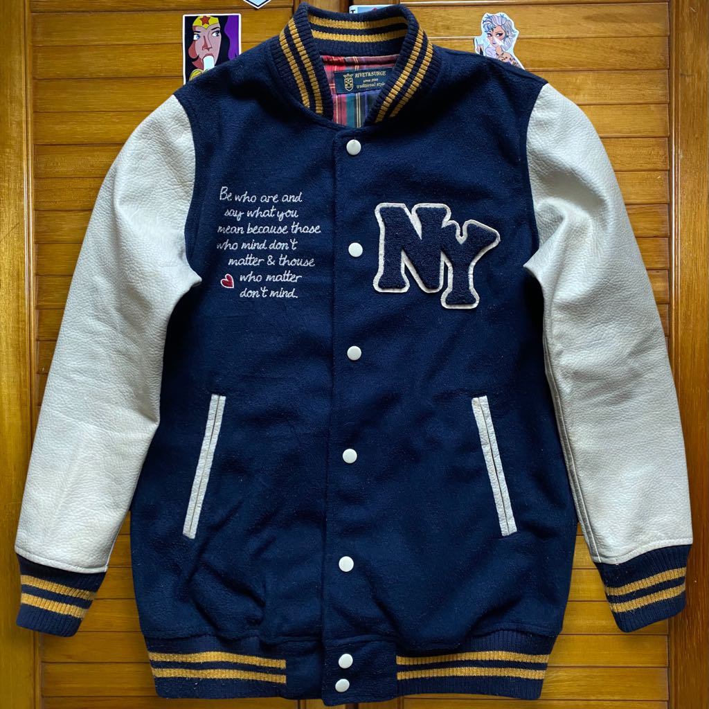 Nyu hot sale letterman jacket