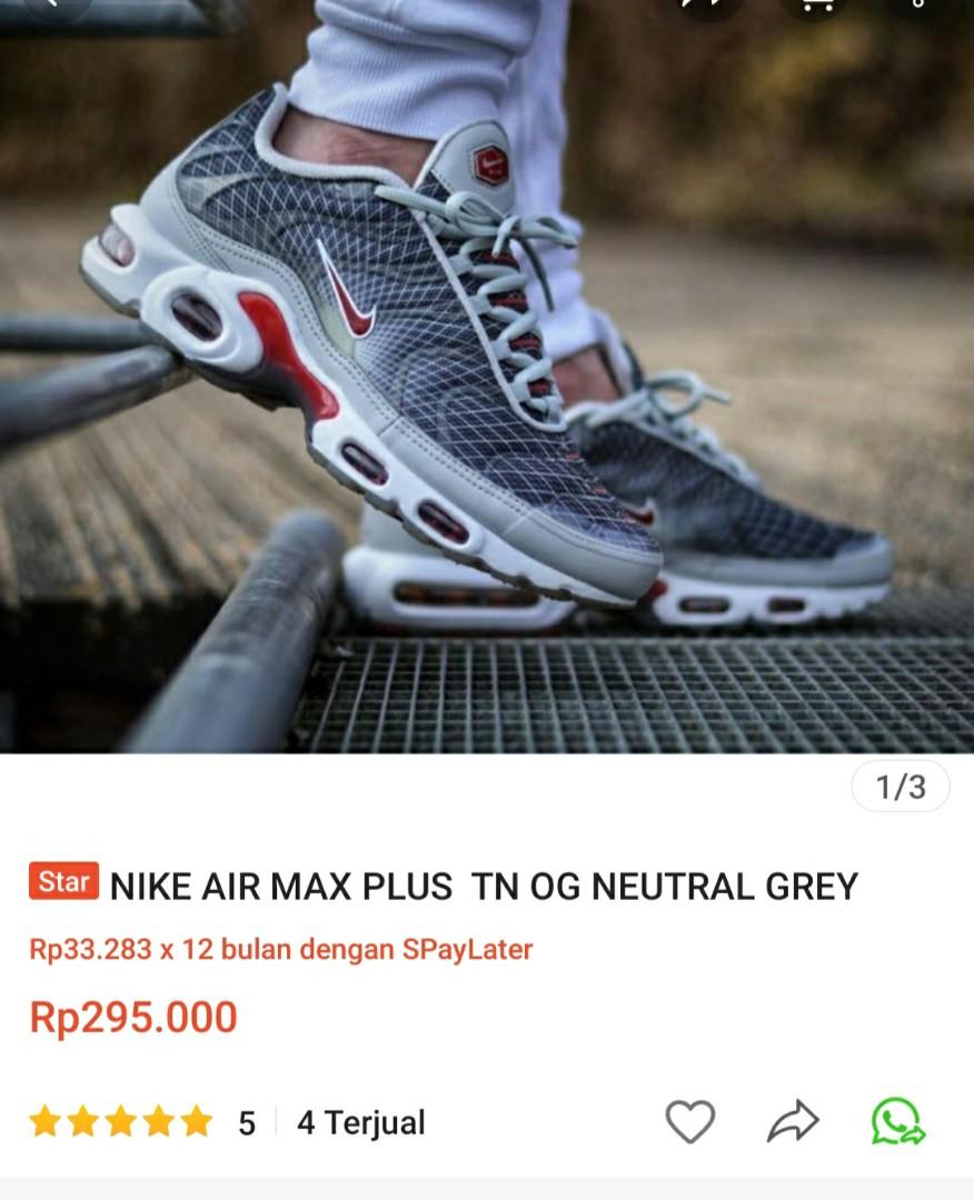 air max plus og neutral grey