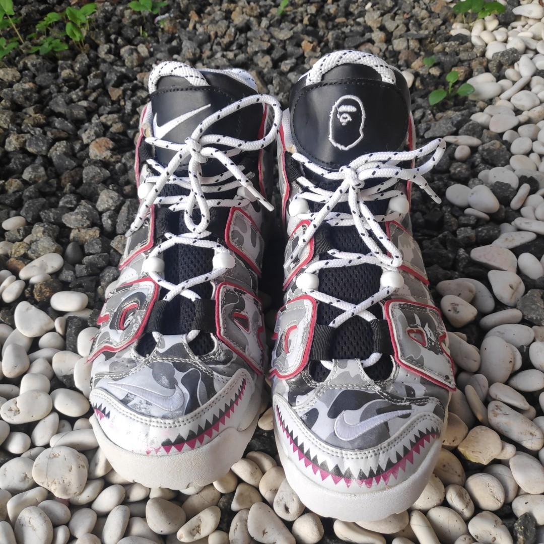 Nike uptempo x top bape