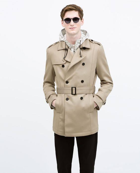 Trench coat zara man 2025