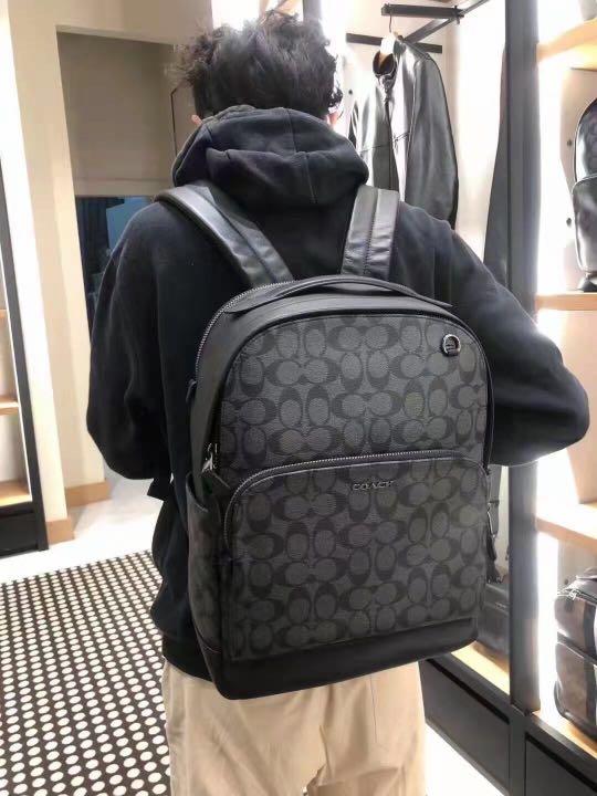 Original coach men backpack C2935