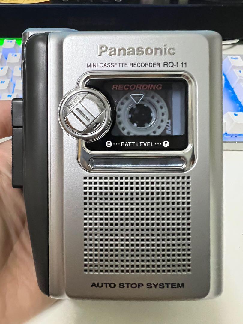 Panasonic RQL11 Mini Cassette Recorder, Audio, Portable Music Players
