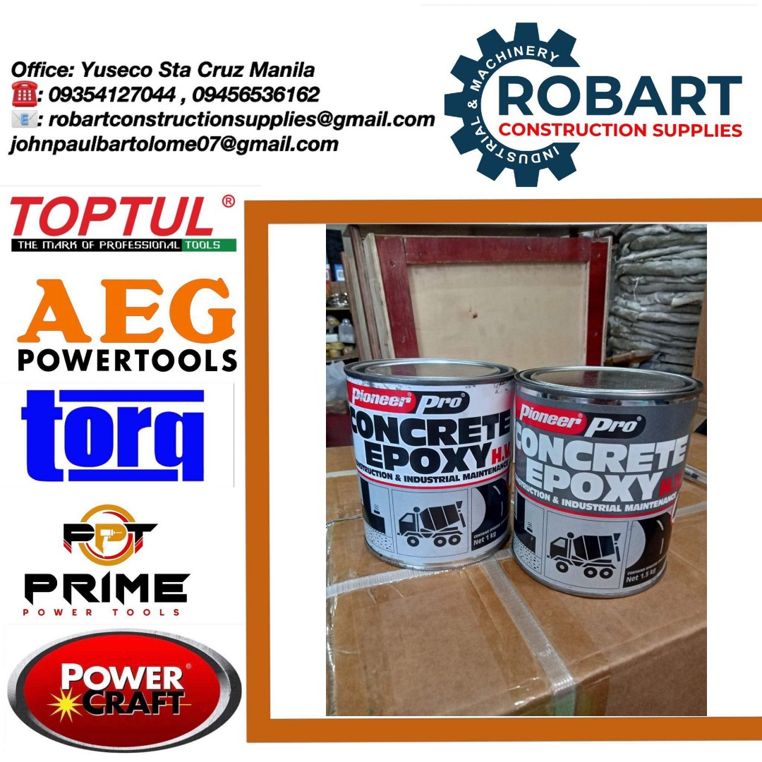 Pioneer pro concrete epoxy, Commercial & Industrial, Construction Tools