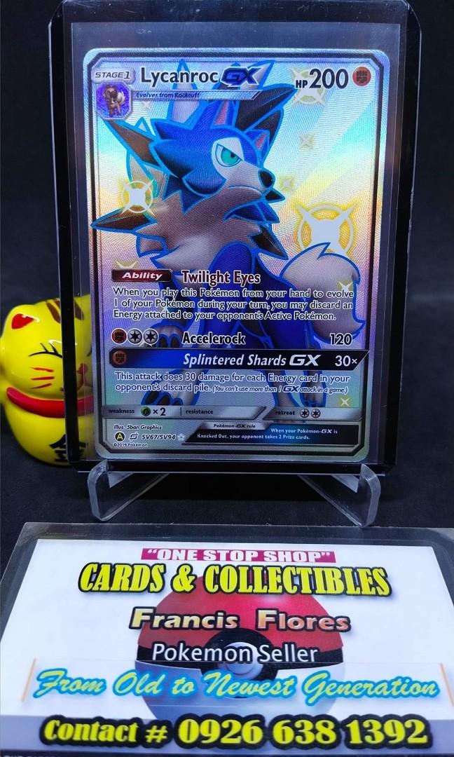 Pokemon Card - LYCANROC GX #67 - FULL ART (SUN & MOON: HIDDEN FATES) YEAR 2019 / MINT, Hobbies & Toys, Toys & Games on Carousell Pokemon Card - LYCANROC GX #67 - FULL ART (SUN & MOON: HIDDEN FATES) YEAR 2019 / MINT, Hobbies & Toys, Toys & Games on Carousell
