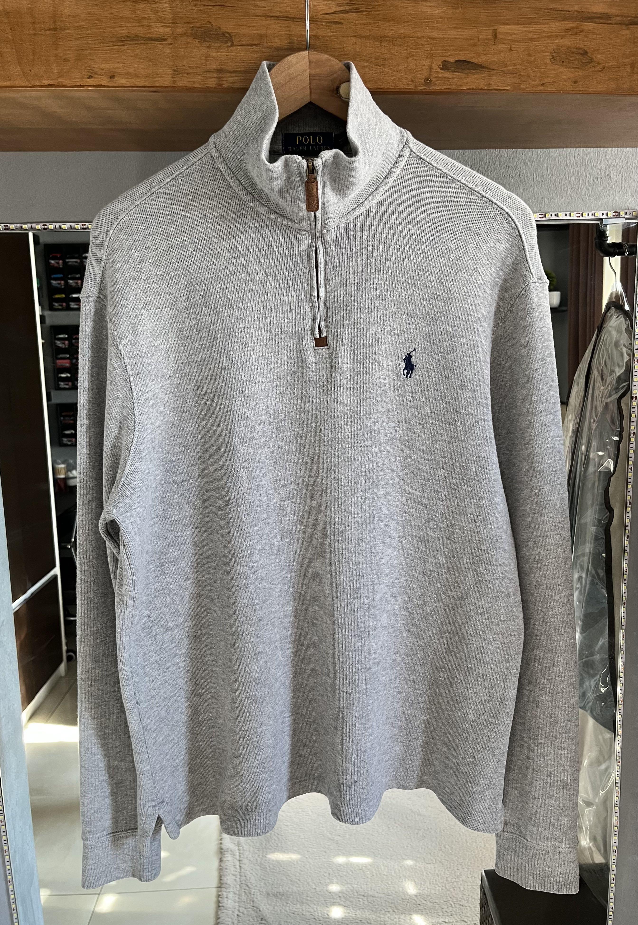 Polo Ralph Lauren Quarter-Zip Pullover, Men's Fashion, Tops & Sets, Sleep  and Loungewear on Carousell