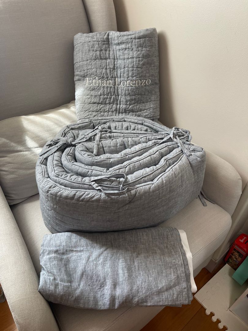 Pottery barn deals crib bumper