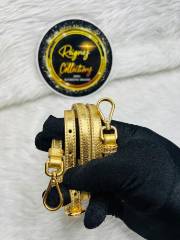 Prada Nylon & Leather Mini Tie Bag Ivory & Gold 2 way