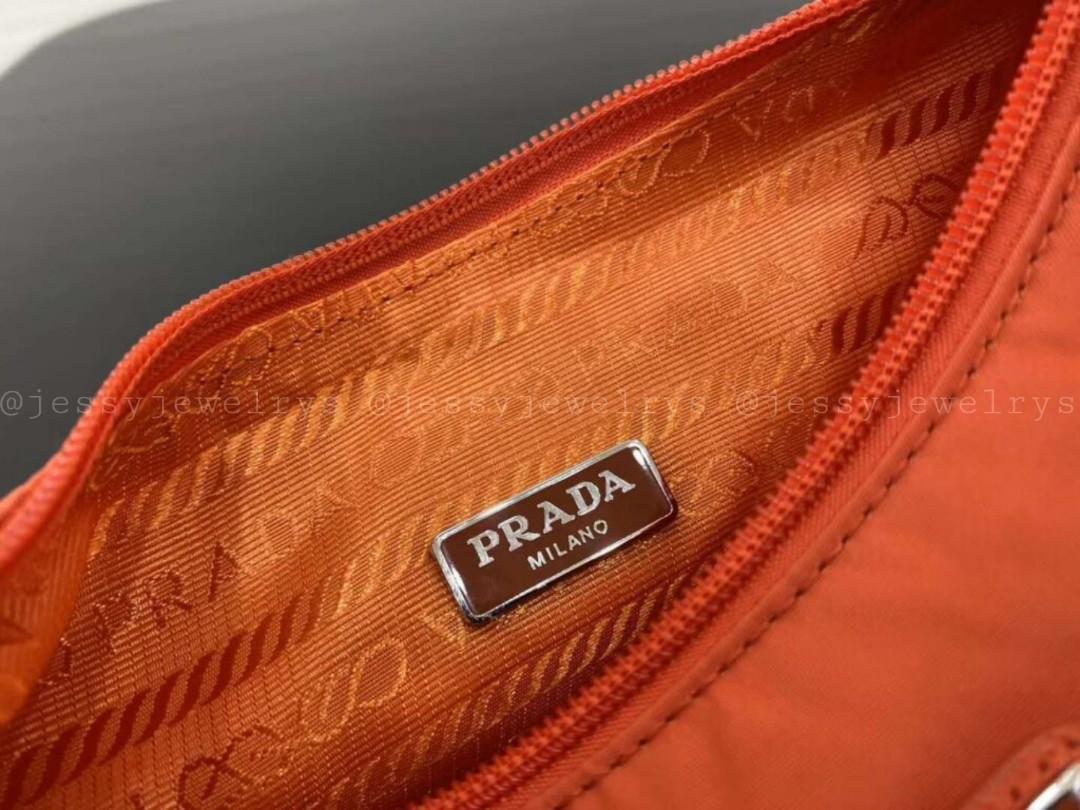 Prada Re-Nylon Necessaire Mini Bag - Orange Mini Bags, Handbags - PRA879766