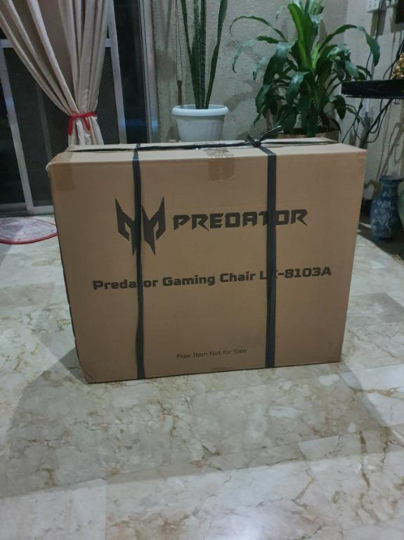 Predator Gaming Chair LK-8103A (Category: Chairs) located in Binan City. Submitted by krustybuck (Listing ID 1147840057, Image 1). Description: Predator Gaming Chair LK-8103A Sealed and boxed with receipt. .