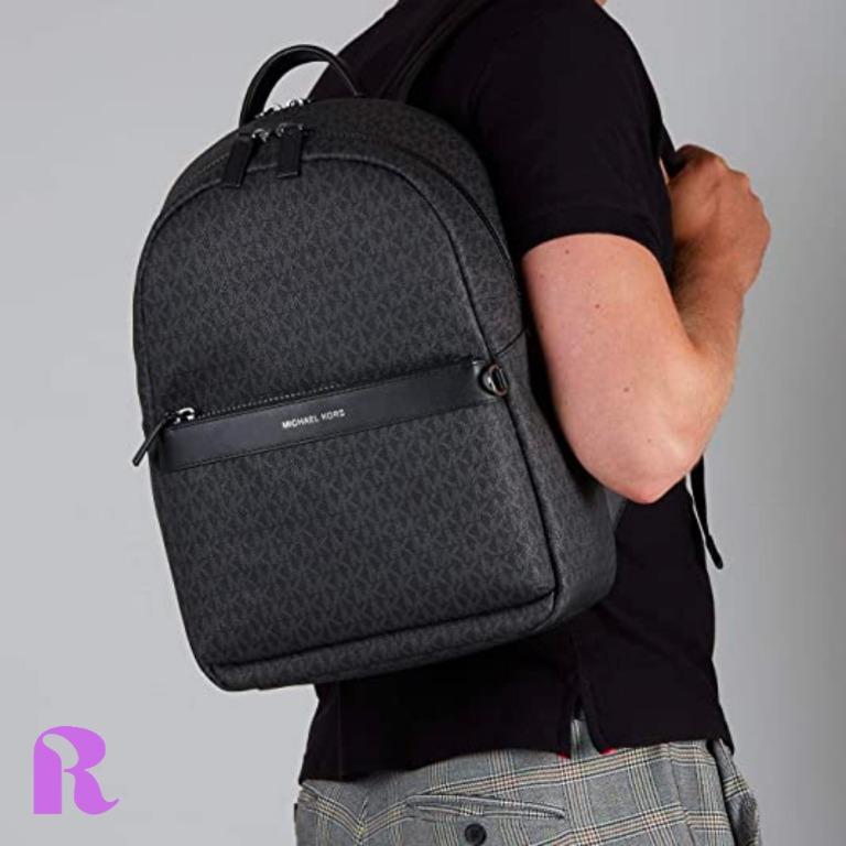 Michael kors greyson logo backpack sales