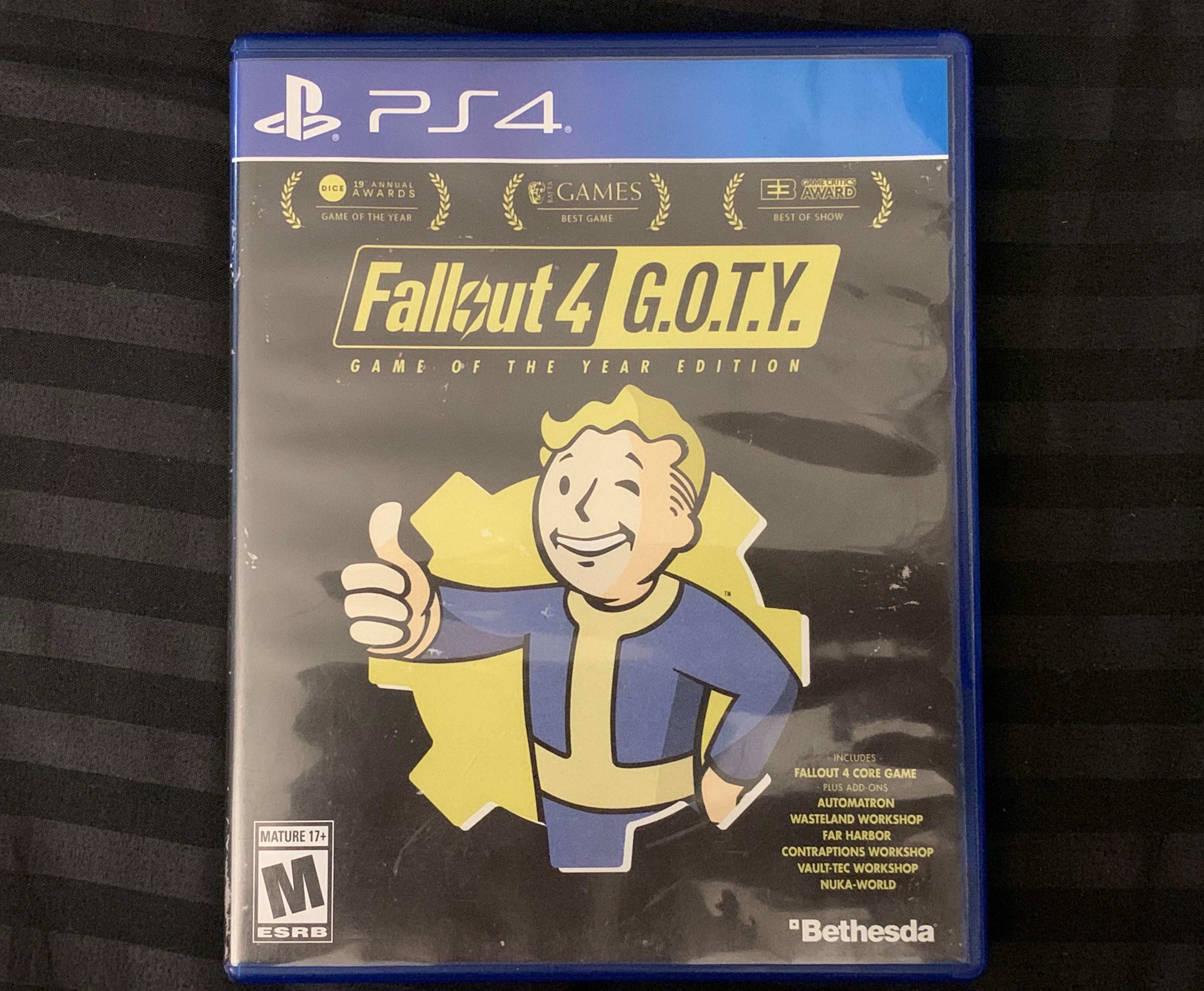 Fallout 4 Goty W Dlc Video Gaming Video Games Playstation On Carousell