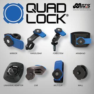 Quad Lock Phone Mount Holder for Motorcycle and Bicycle