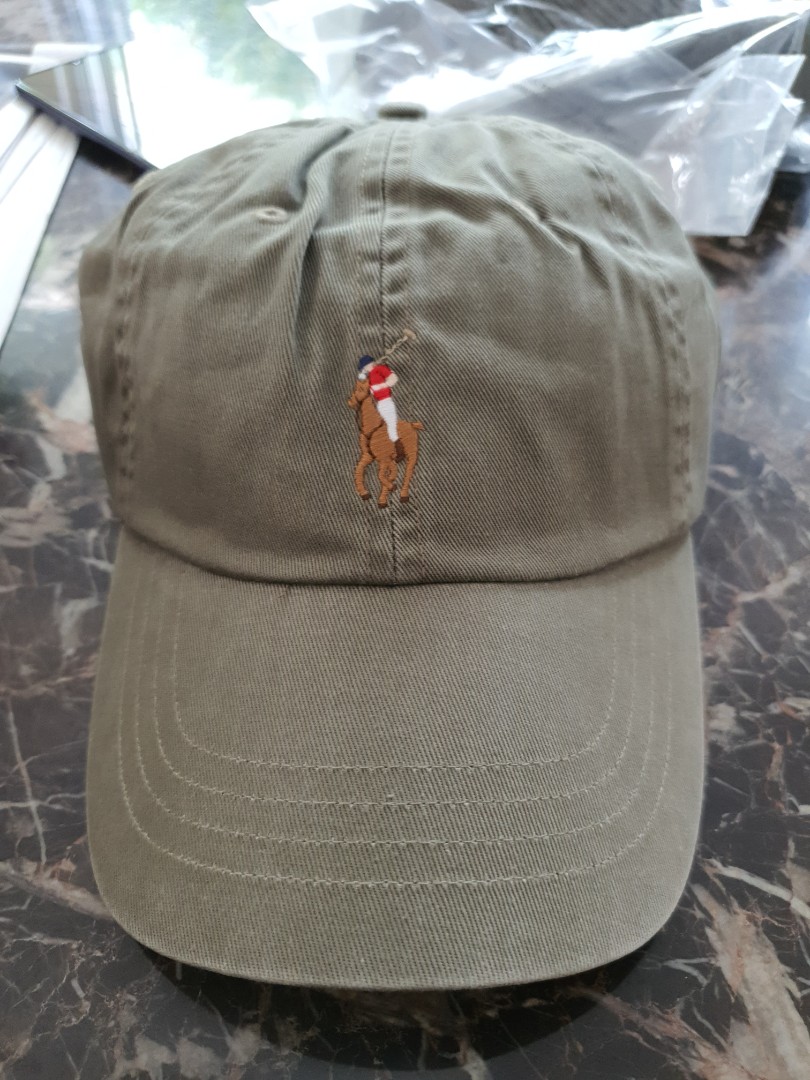 Army green store polo hat