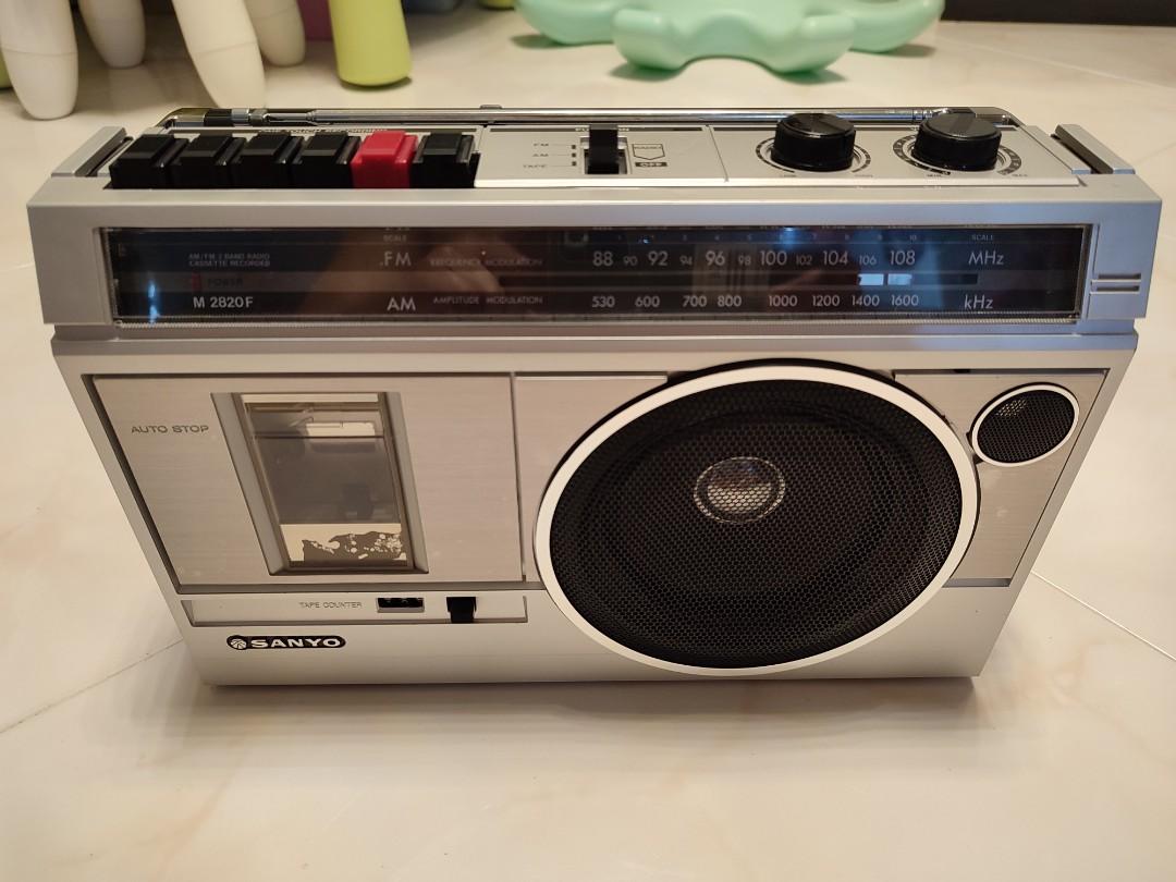 Sanyo Vintage M2820F Cassette Recorder Very New and Clean Condition ...