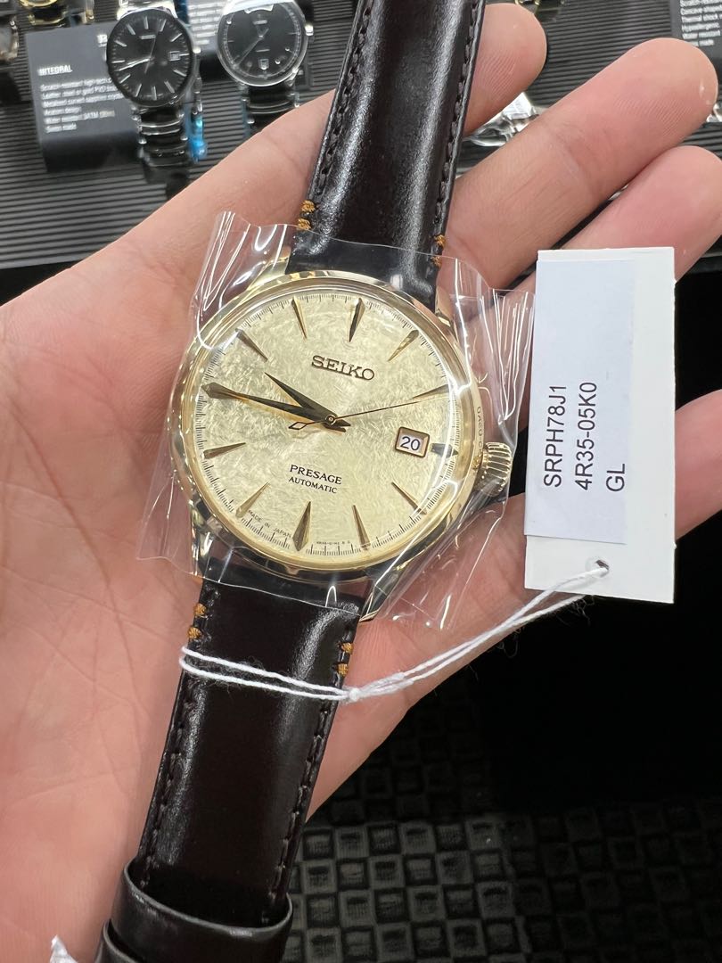 SEIKO PRESAGE COCKTAIL TIME BAR MADE IN JAPAN LIMITED EDITION AUTOMATIC  SRPH78J1, Men's Fashion, Watches & Accessories, Watches on Carousell