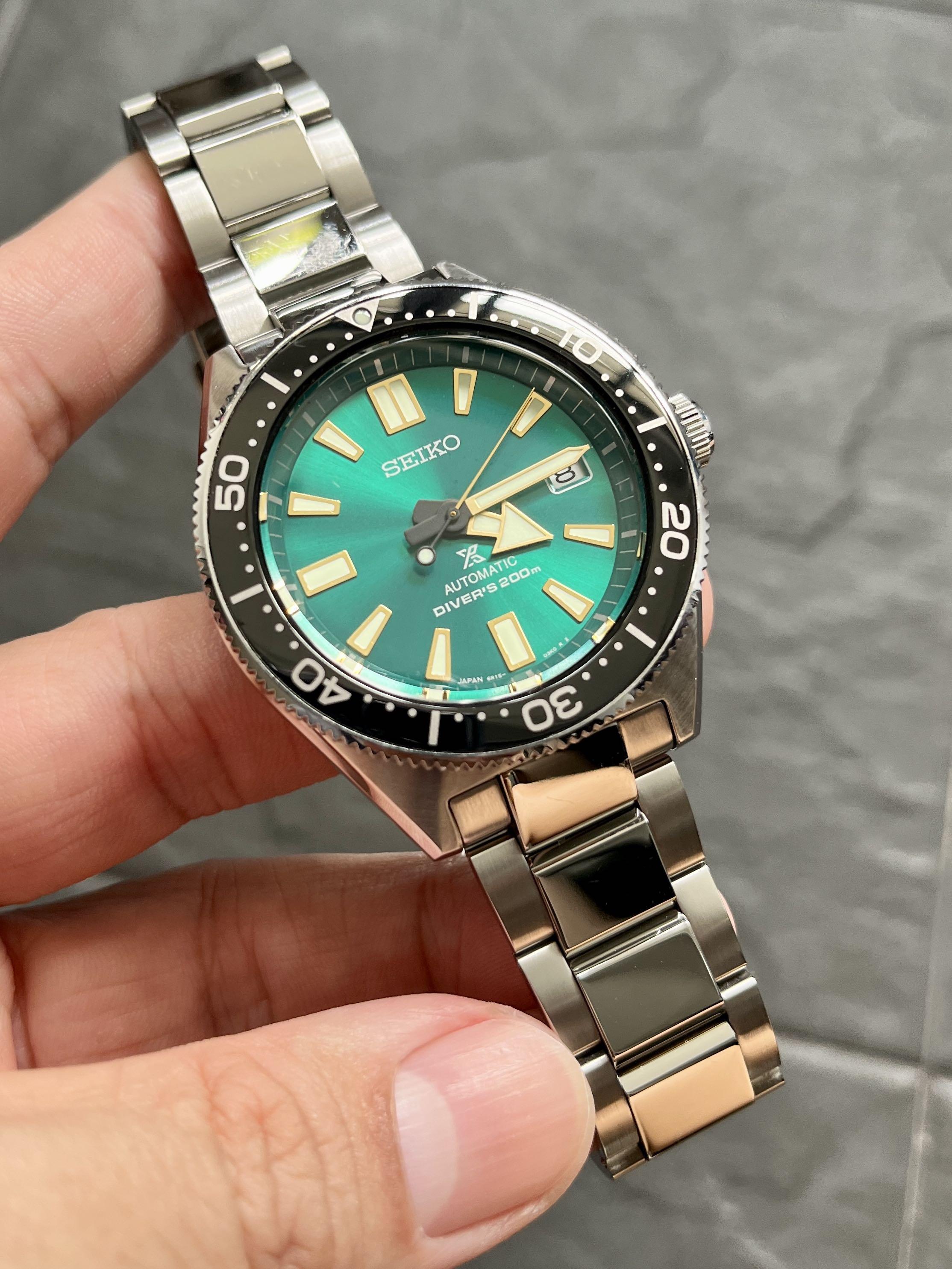 Seiko Prospex 62MAS Reissued Green 200m Diver SPB081J1 Limited Edition,  Luxury, Watches on Carousell