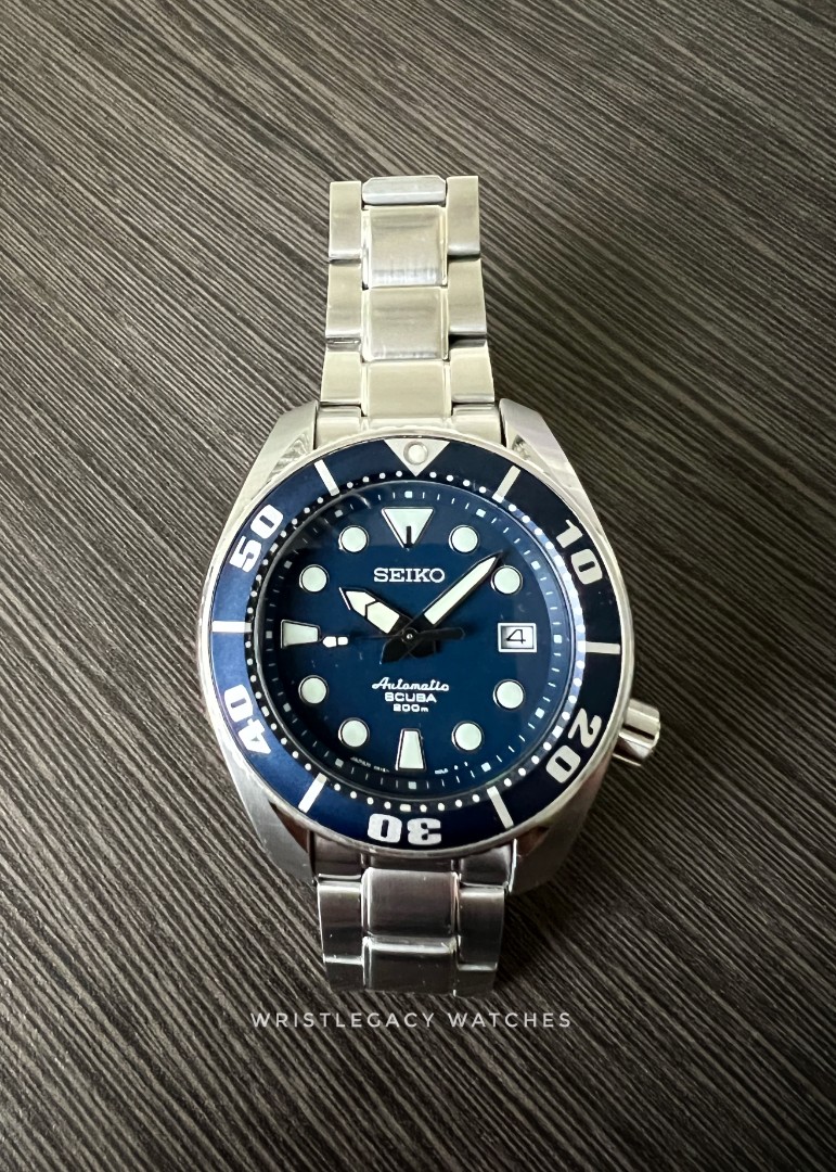 Seiko sumo sales blue dial