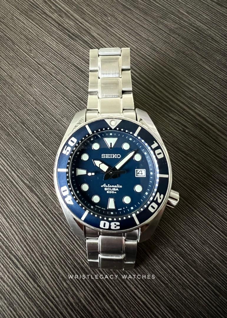 Seiko sumo shop blue dial