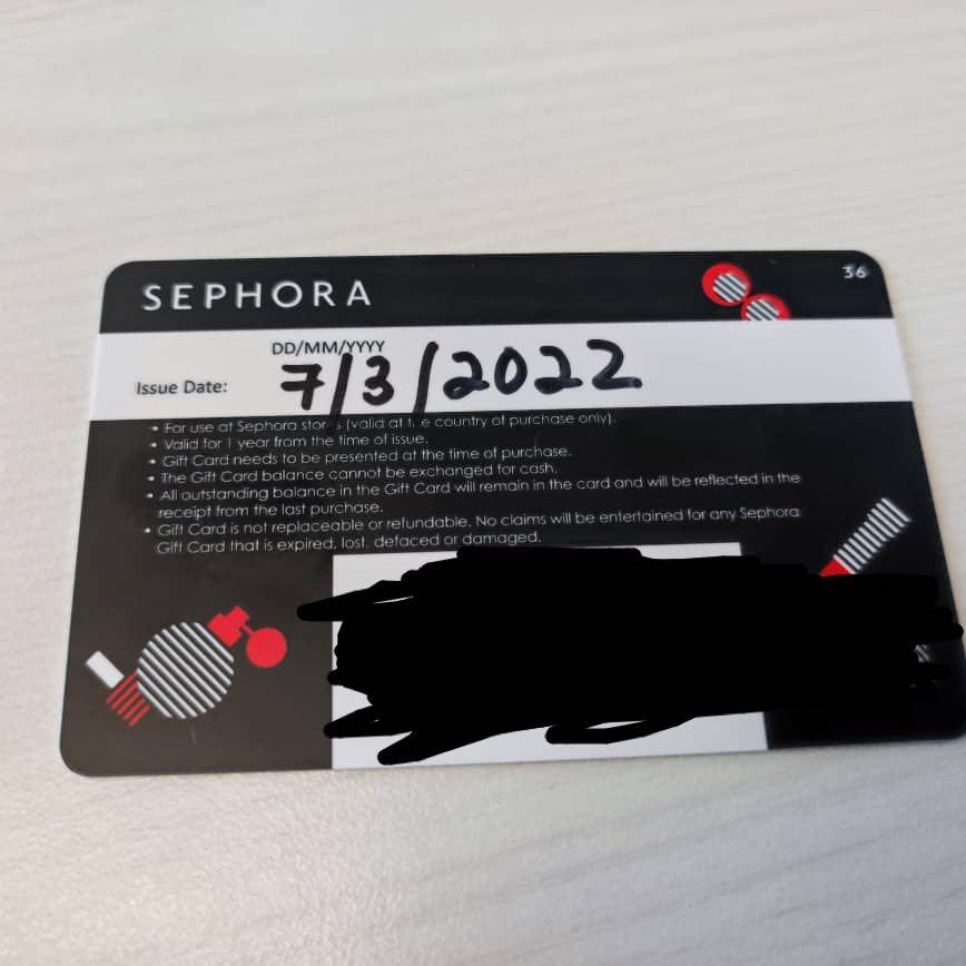 Sephora Gift Card RM50, Tickets & Vouchers, Store Credits on Carousell