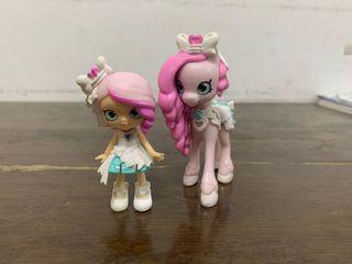Shopkins pony  Bella bliss and Bridie