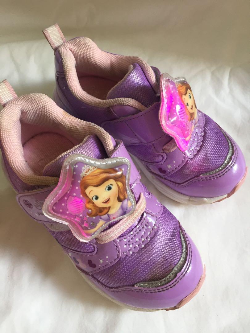 Sofia the first light up shoes top