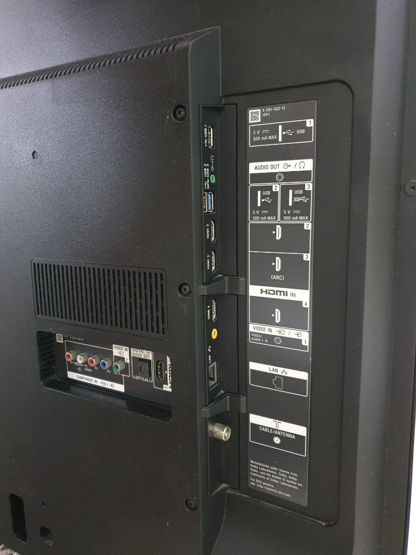 Sony X70D 4K 55" Android TV (screen horizontal flickering), TV & Home