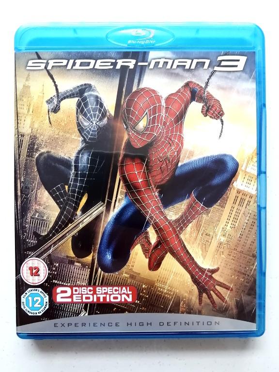 Special 2-Disc Edition Spiderman 3 (Genuine Blu-Ray DVD, Amazon UK Imported  Bluray, 1080p 16x9 Dolby) Tobey Maguire, Willem Dafoe, Kirstan Dunst. With  Special Features., Hobbies & Toys, Music & Media, CDs &