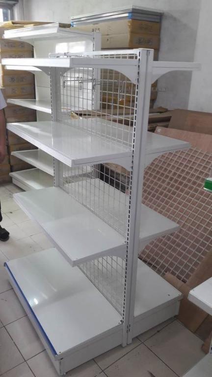 steel rack filling open cabinet, Furniture & Home Living, Furniture ...