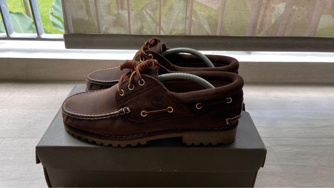 Timberland Mocassin Leather Boat shoes UK9 US9.5 not Ralph Lauren Zara Massimo Dutti
